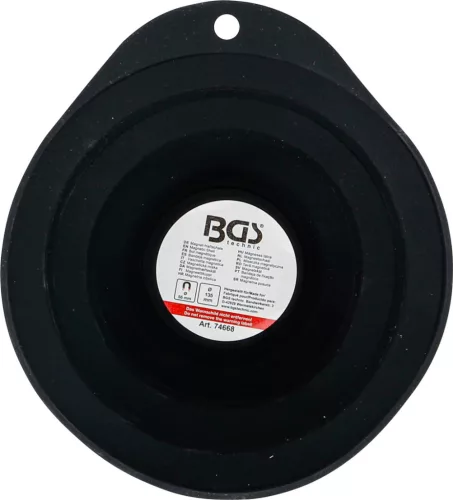 BGS technic Mágneses csavartartó és alkatrésztartó tálka, összecsukható, gumiból, 75–135 mm (BGS 74668)