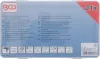 BGS technic Pneumatikus gyorscsatlakozó és csatlakozódugó készlet 1/4” BSPT, krómozott acél, 21 részes (BGS 74676)