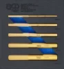 BGS technic Sárgaréz kiütő készlet műhelykocsi betétben, 6–19 mm, 5 részes (74681)