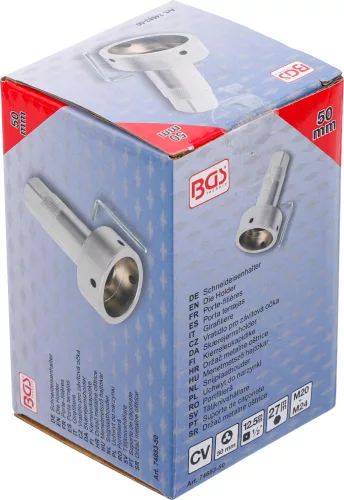 BGS technic Menetmetszőtartó 50 mm-es menetmetszőkhöz, 1/2” racsnis meghajtással (BGS 74683-50)