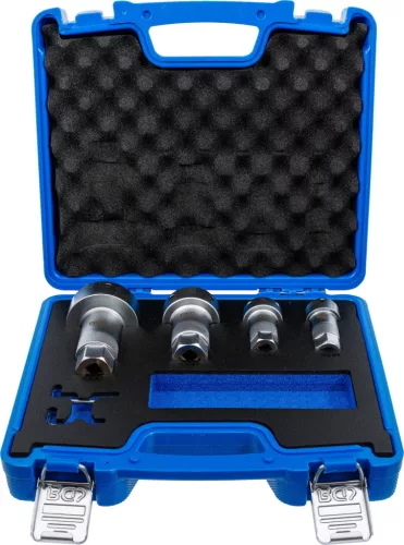 BGS technic Menetmetsző tartó készlet racsnis hajtáshoz, M3–M24, 3/8” és 1/2”, 4 részes (BGS 74683)