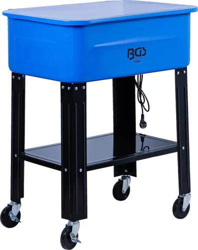 BGS technic Mobil alkatrészmosó berendezés 75 literes tartállyal, 4 kerékkel (BGS 74696)