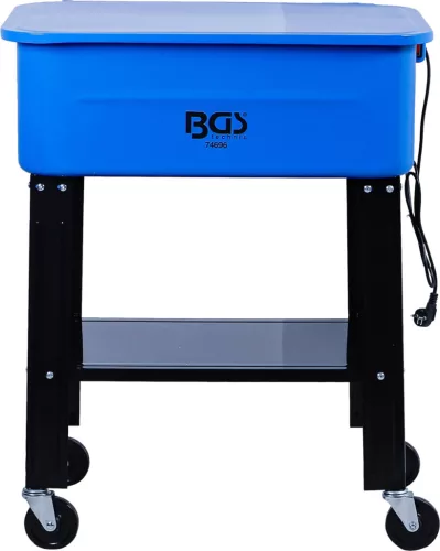 BGS technic Mobil alkatrészmosó berendezés 75 literes tartállyal, 4 kerékkel (BGS 74696)