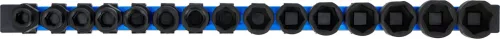 BGS technic Dugókulcs készlet ütvecsavarozóhoz, extra rövid, 1/2", 10–24 mm, 15 részes, CrMo (BGS 74700)