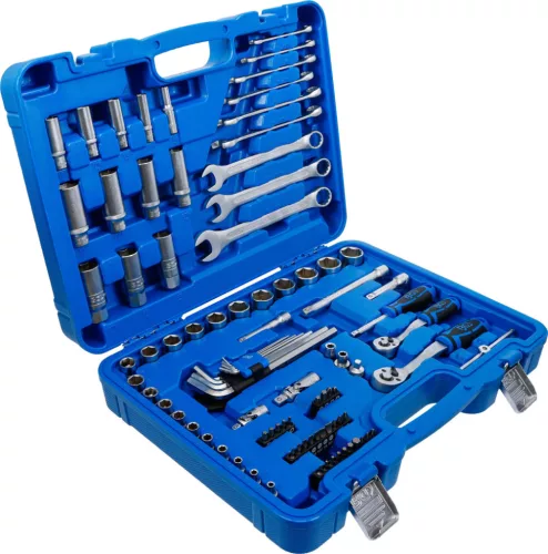 BGS technic Dugókulcs és szerszám készlet, hatszögletű | 6,3 mm (1/4")/10 mm (3/8") | 92 darabos (74701)