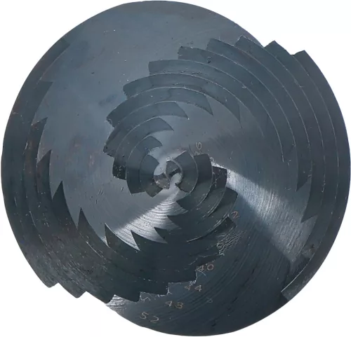 BGS technic Lépcsős fúró HSS acélból, TiAlN bevonattal, 4–52 mm (BGS 74702)