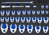 BGS technic Hollander kulcs készlet cső- és hidraulika csatlakozásokhoz, 10–50 mm, 32 részes (BGS 74716)