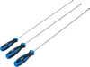 BGS technic Extra hosszú csavarhúzó készlet 450 mm-es pengével, lapos, PH2 és Torx T15, 3 részes (BGS 74738)