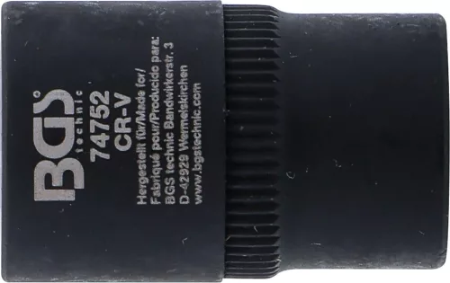 BGS technic Maradéknyomás-szelep dugókulcs légrugórendszerhez, VAG / Porsche, 1/4” (BGS 74752)
