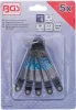 BGS technic Extra lapos csavarhúzó bit készlet szűk helyekhez, PH / PZ és lapos profilokkal, 5 részes (BGS 74769)