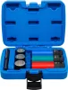 BGS technic Spirálbites dugókulcsbetét készlet/ csavarkiszedő és légkulcsfej-készlet, 1/2", 17 / 19 / 21 mm, 7 darabos (7510)