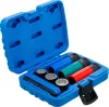 BGS technic Spirálbites dugókulcsbetét készlet/ csavarkiszedő és légkulcsfej-készlet, 1/2", 17 / 19 / 21 mm, 7 darabos (7510)