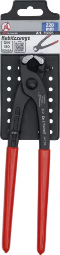 BGS DIY Harapófogó (Rabitz fogó), DIN ISO 9242A, 220mm hosszú (BGS 75825)
