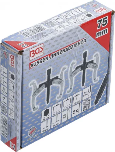 BGS technic Lehúzók, két lábú, reverzibilis 75mm (BGS 7713)