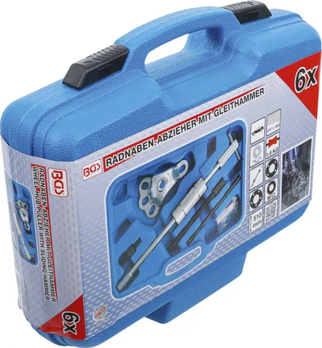 BGS technic 6 részes lehúzó készlet csúszókalapáccsal, kovácsolt (BGS 7745)