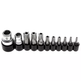   BGS technic 11 részes biztonsági Torx (fúrt) bitkészlet (BGS 786)