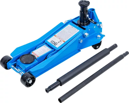 BGS technic Gurulós kocsiemelő | hidraulikus | 2 t / 3 t, speciális, extra emelési magasság ( 765 mm ) (7875)