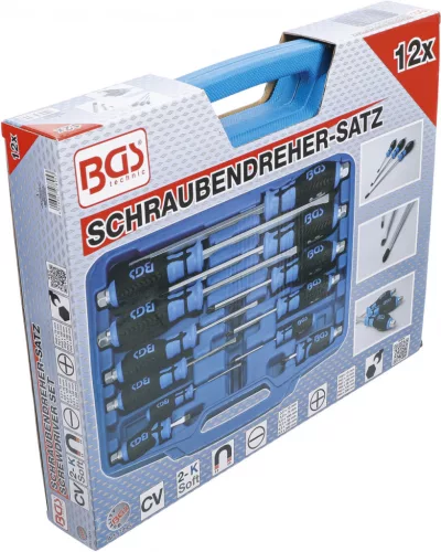 BGS technic 12 részes csavarhúzó készlet Profi (BGS 7895)