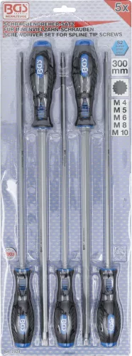 BGS technic 5 részes speciális csavarhúzó készlet M4-M10 (BGS 7924)
