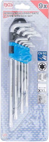 BGS technic 9 részes Torx kulcs készlet, T10-T50 (BGS 793)