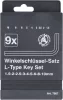 BGS DIY 9 részes Imbuszkulcs készlet, 1,5-10 mm (BGS 7957)