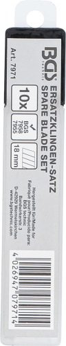 BGS technic Pót penge készlet 10 részes, 18mm, BGS 7970, 7958, 7955, 7956-hoz (BGS 7971)