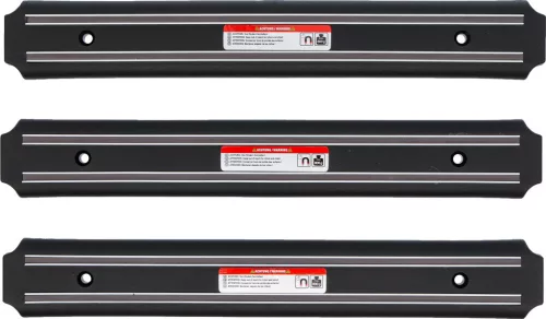 BGS Mágneses tartóléc készlet szerszámokhoz és konyhai eszközökhöz, késekhez, 330 mm, 3 részes (BGS 79923)