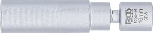 BGS technic Izzó- és gyújtógyertya csuklóbetét | 10 mm (3/8") | 16 mm (80000-16)