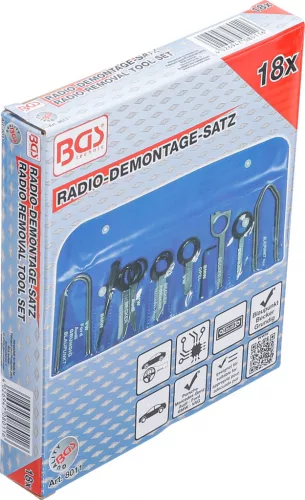 BGS technic 18 részes tű/horog készlet (BGS 8011)