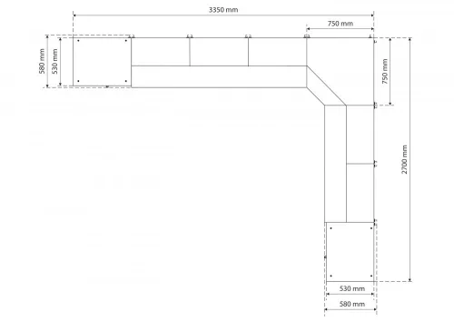 BGS technic Fali egységrendszer | Műhely | Fa | 8 modul (80160)
