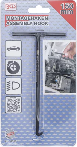 BGS technic Szerelő szerszám fékrugókhoz, fényszórók rugóihoz (BGS 8018)