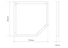 BGS technic Fiókos és műhelyszekrény alépítmény | magasságban állítható | sarokelem (80222)