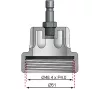 BGS technic #11 adapter: Audi, VW, a BGS 8027 / BGS 8098 radiátor nyomásellenőrző készlethez (BGS 8027-11)