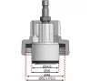 BGS technic #12 adapter: Land Rover, Opel, a BGS 8027 / BGS 8098 radiátor nyomásellenőrző készlethez (BGS 8027-12)