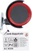BGS DIY Dupla kerekű, piros-fekete, önbeálló görgő, 50 mm (BGS 80336)