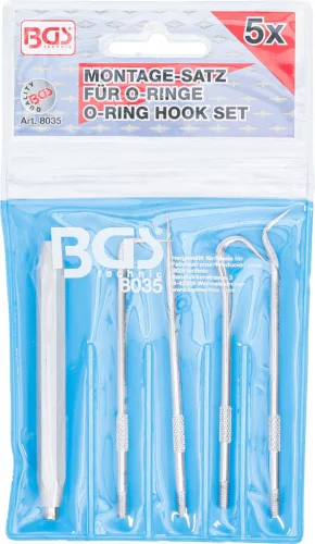 BGS technic O-gyűrű kampó készlet 5 részes (BGS 8035)