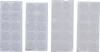 BGS DIY Tépőzáras korongkészlet | öntapadó | fehér | 40 darabos (BGS 80555)