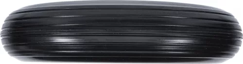 BGS DIY Tömör PU kerék talicskához, fekete, 400 mm (BGS 80655)
