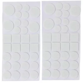   BGS DIY Filc alátét készlet | fehér | 64 darabos (BGS 80701)