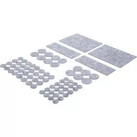   BGS DIY Filc alátét készlet | szürke-melírozott | 80 darabos (80702)