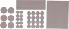 BGS DIY Filc alátét | bézs | 38 darabos (BGS 80715)