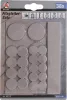 BGS DIY Filc alátét | bézs | 38 darabos (BGS 80715)