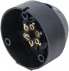BGS DIY Utánfutó csatlakozó aljzat záró fedéllel, 7 polusú (BGS 80752)