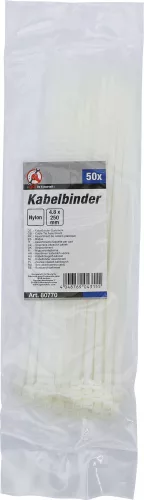 BGS DIY Kábelkötegelő, 50 db, 4.8 x 250 mm (BGS 80770)