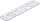 BGS DIY Laposvas konzol, 180 x 40 x 2.5 mm (BGS 80781)