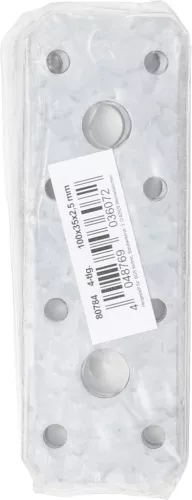 BGS DIY Laposvas konzol, 100 x 35 x 2.5 mm, 4 db (BGS 80784)