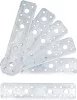 BGS DIY lapos összekötő konzol készlet, 180 x 40 x 2 mm, 6 darabos (BGS 80791)