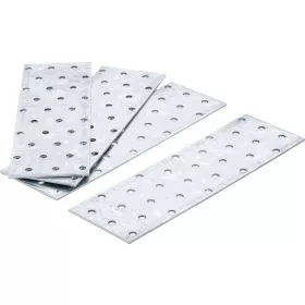   BGS DIY acél perforált lemez készlet, 200 x 60 x 2 mm, 4 darabos (BGS 80795)