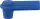 BGS technic Kék légtelenítő adapter a BGS 8080-31 légtelenítő tömlőhöz, a BGS 8080 féklégtelenítő készletből (BGS 8080-31-1)