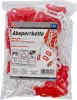 BGS DIY Lánckorlát, piros / fehér, 4 karabiner, műanyag, 7,5 m (80816)